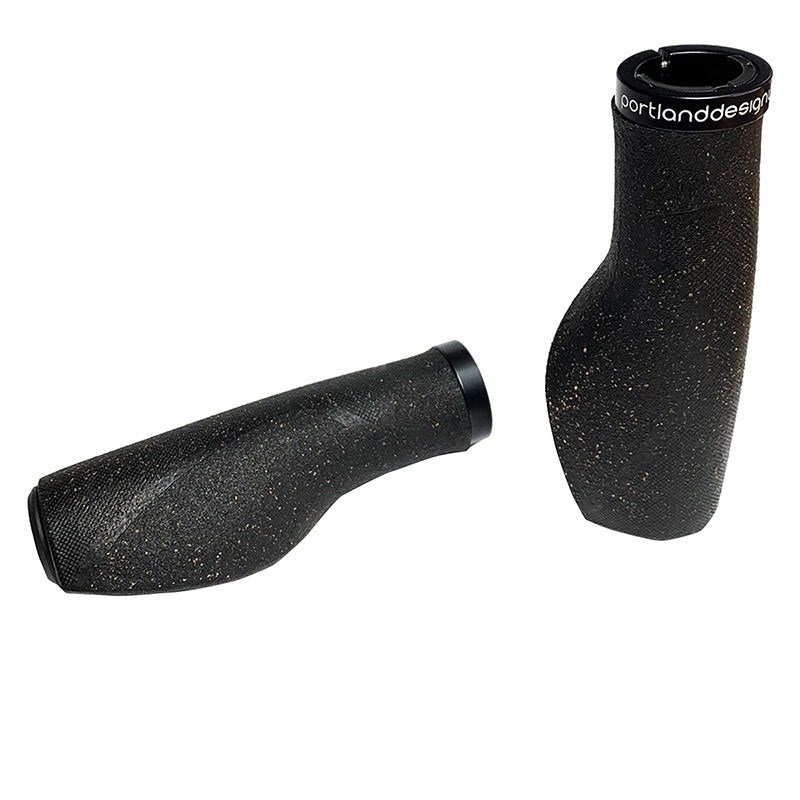Portland Design Works Cork Chop Grips – Black Lock-On