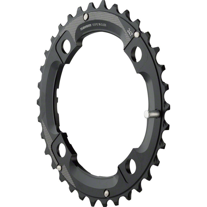 SRAM 34 Tooth 104mm BCD Outer Chainring With Medium Overshift Pin Use 22T