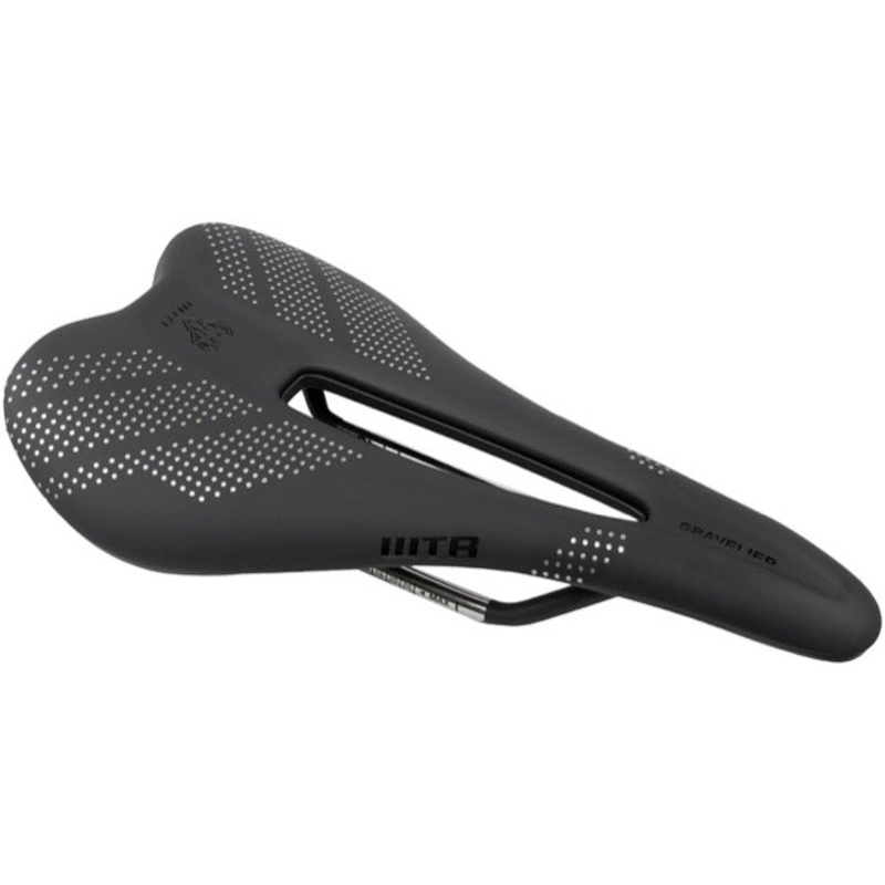WTB Gravelier Medium Fusion Form Saddle – Stainless Rail – Black