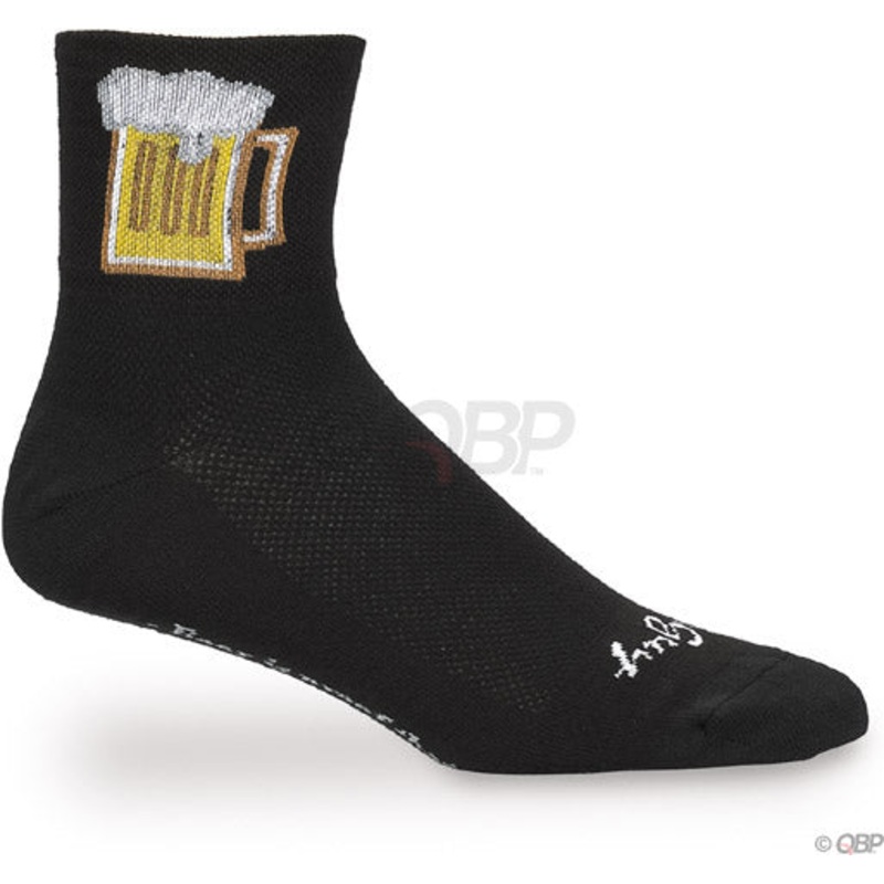 SockGuy Classic Beverage Socks – 3″ Black Large/X-Large