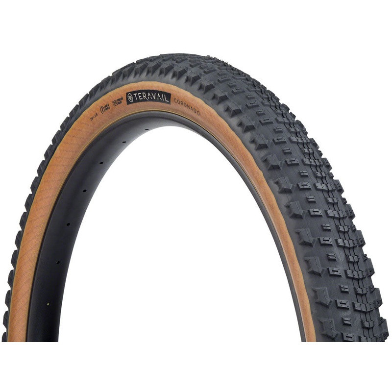Teravail Coronado Tire – 29 x 2.8, Tubeless, Folding, Tan, Light and Supple