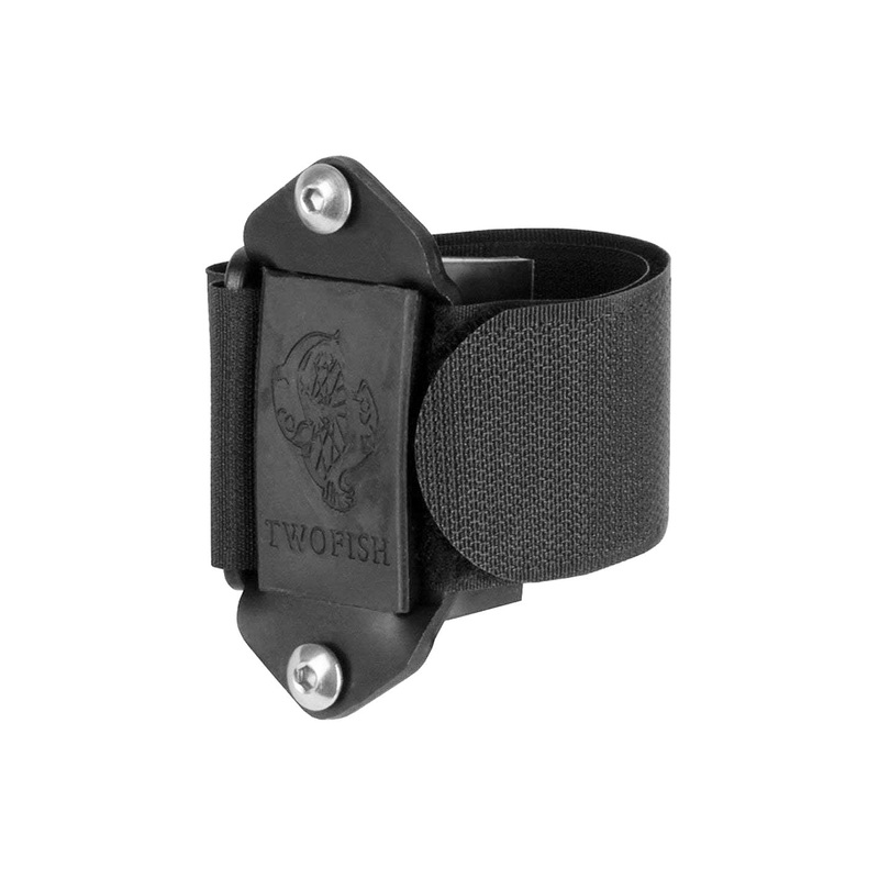 Two fish Quick Cage Adapter Mount only Black Universal Velcro Strap