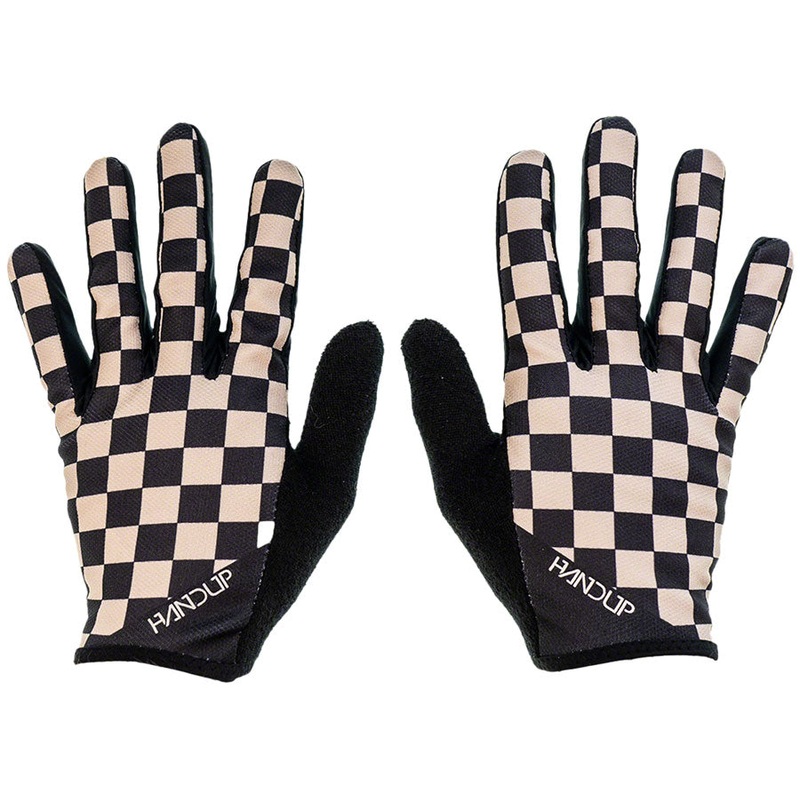 Handup Most Days Gloves – Checkered Black/Tan Large