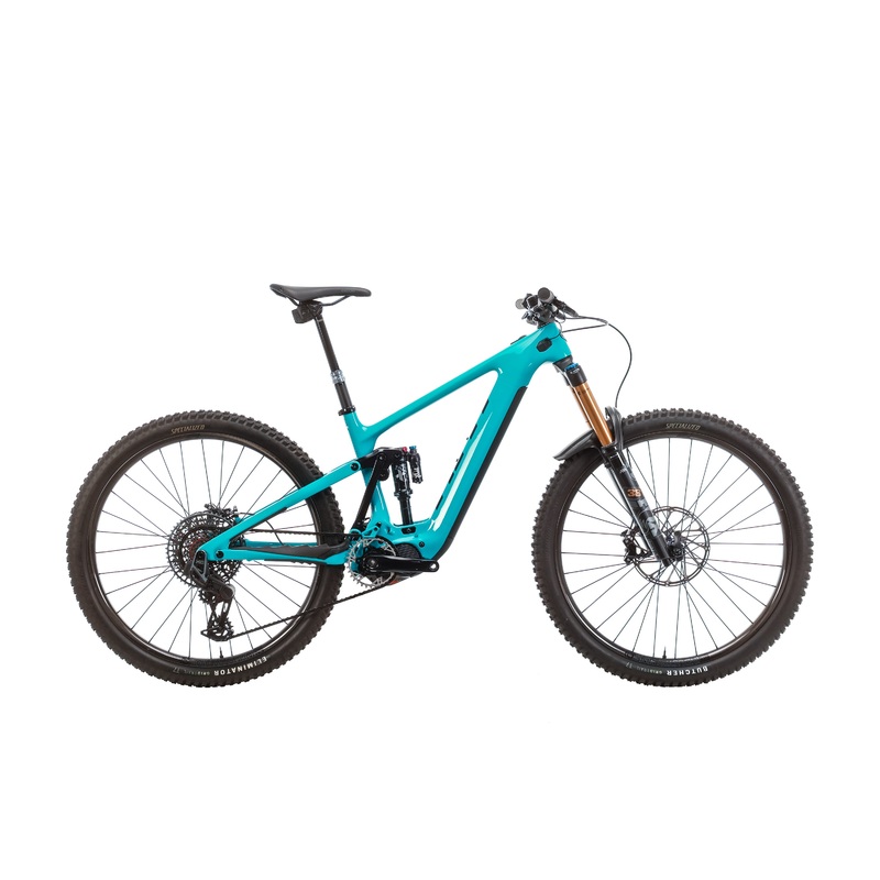 Yeti Cycles 160E TURQ X0 Transmission Mountain E-Bike – 2023, Medium