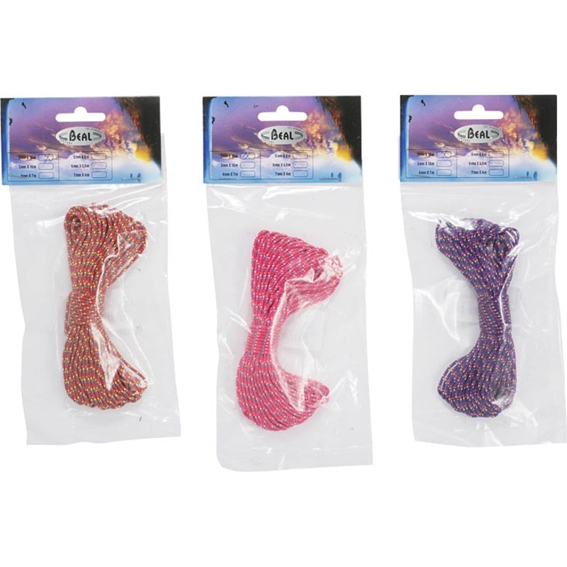 Beal Nylon Accessory Cord Pack  Assorted Colors, 2mm to 7mm, CE Certified, Durable, Multi-Use, Knots & Prusiks for Climbing, Camping & Outdoor Sports