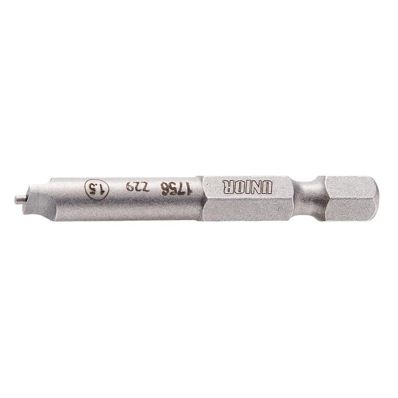 Unior Speed Nipple Bits for Wheel Building | Precision, Durable Steel, Time-Saving, Compatible with Conventional Nipples, 1.5mm & 2.5mm Sizes