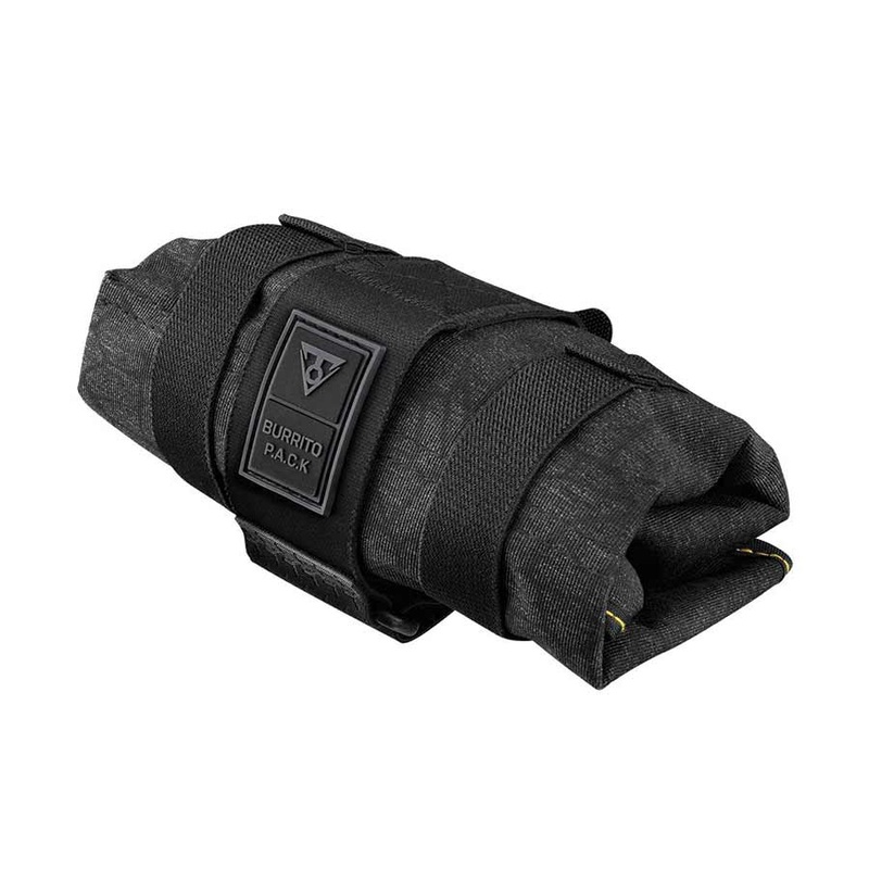 Burrito Pack Seat Bag Black