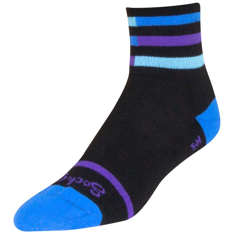 SockGuy Classic Royalty Socks – 3″ Black Small/Medium
