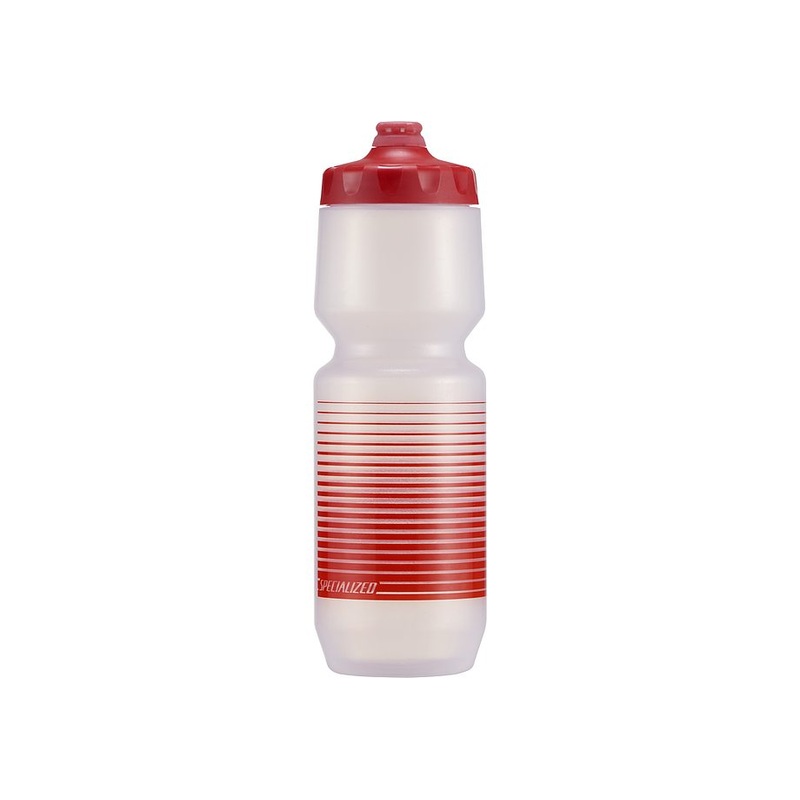 Specialized 26 oz fixy ea linear stripe clear red 26-oz