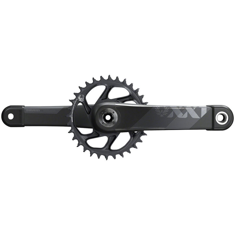 SRAM XX1 Eagle DUB Crankset Speed: 11/12 Spindle: 28.99mm BCD: Direct Mount 34 DUB 170mm Cannondale AI Black