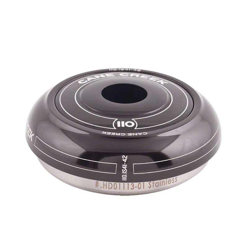 Cane Creek 110 IS41/28.6 Short Cover Top Headset Black Sealed Stainless Bearings