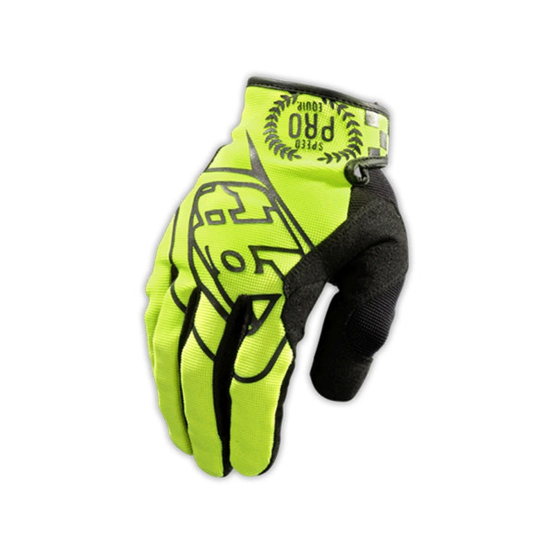 Troy Lee SE BMX Race Gloves-Yellow