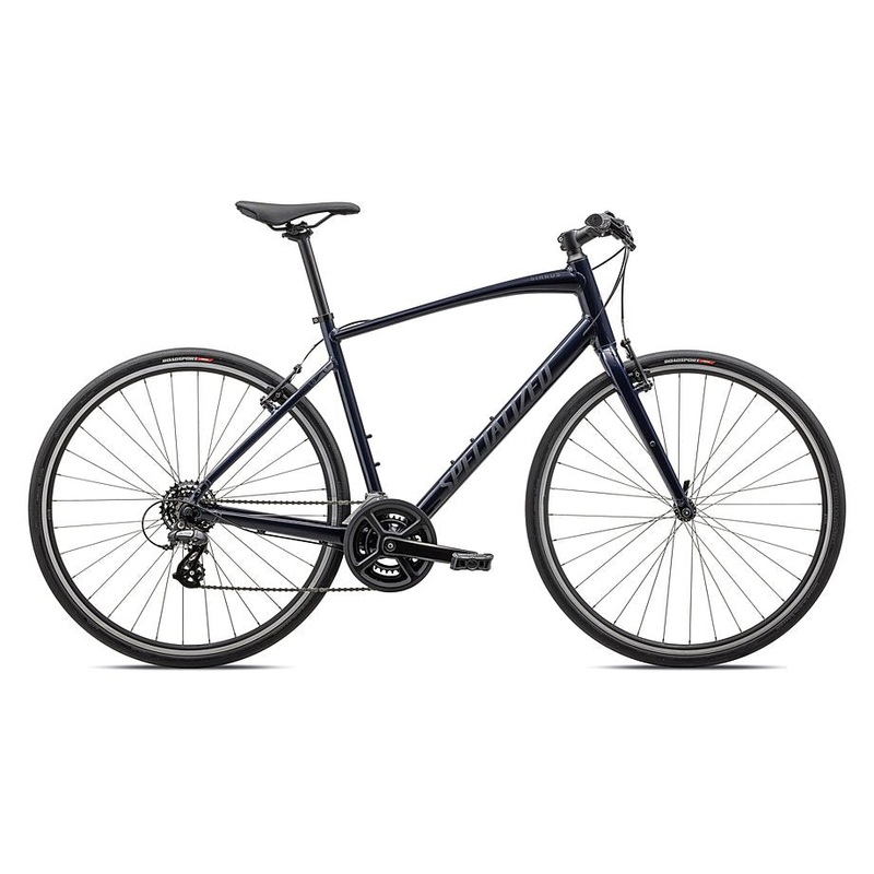 2023 Specialized sirrus 1.0 bike satin deep marine / satin dark navy reflective l