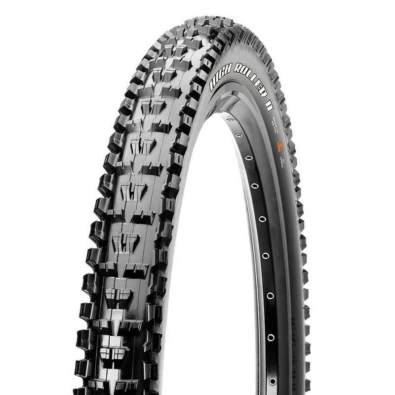 Maxxis High Roller II Tire – 27.5 x 2.4 Tubeless Folding BLK 3C Maxx Terra EXO