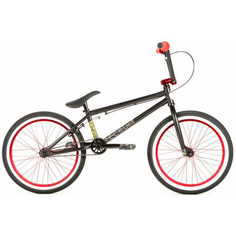 United Recruit Etnies Ltd Ed BMX Bike-Flat Black/Red