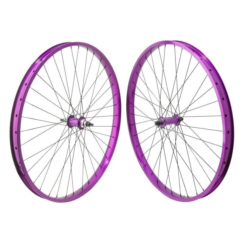 29″ SE Racing Big Flyer Wheelset – Pair – 36H – Flip Flop – Purple