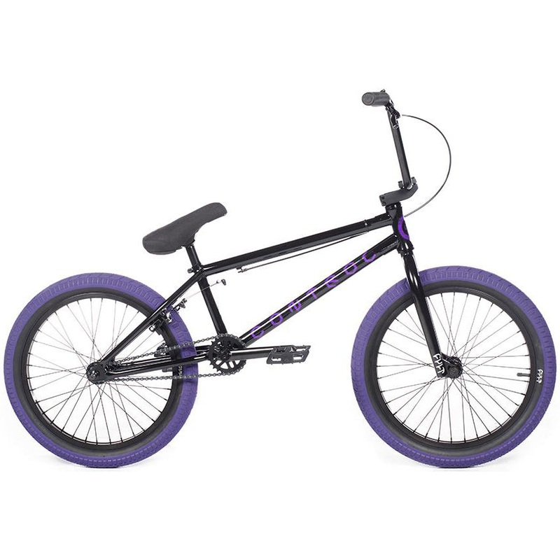 Cult Control BMX Bike – Black w/ Purple