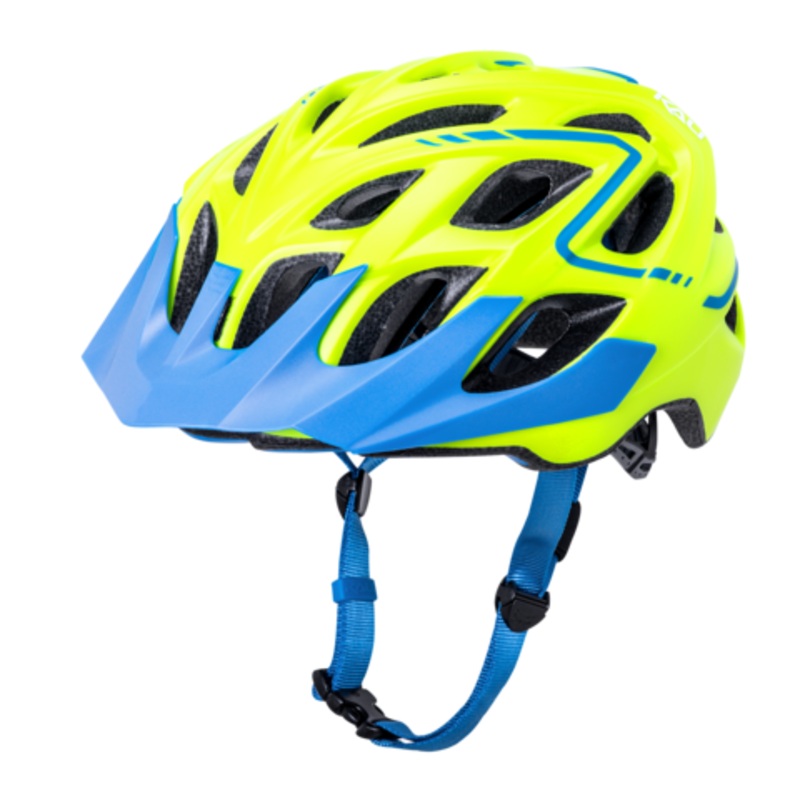 Kali Chakra Plus Reflex MTB Helmet – Matt Fluro Yellow-Blue
