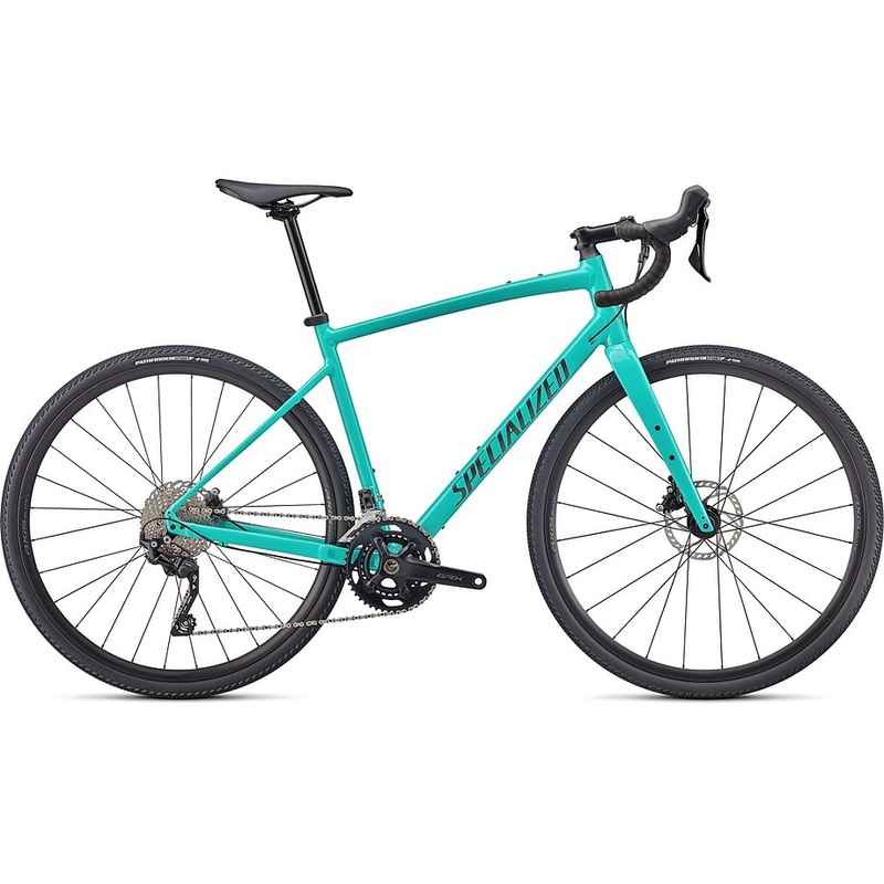 2022 Specialized diverge e5 elite bike gloss lagoon blue/smoke/chrome/clean 44