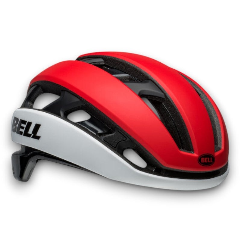 Bell Bike XR Spherical Bicycle Helmets Matte/Gloss Crimson/White Medium