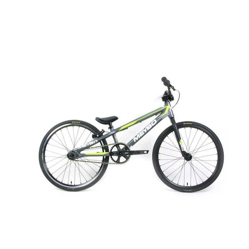 Meybo Clipper Mini BMX Race Bike-Grey-White-Lime