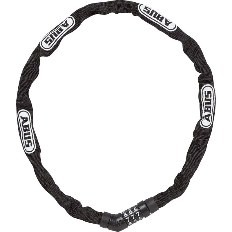ABUS Steel-O-Chain 4804C Combination Lock 75cm Length 4mm Diameter Black