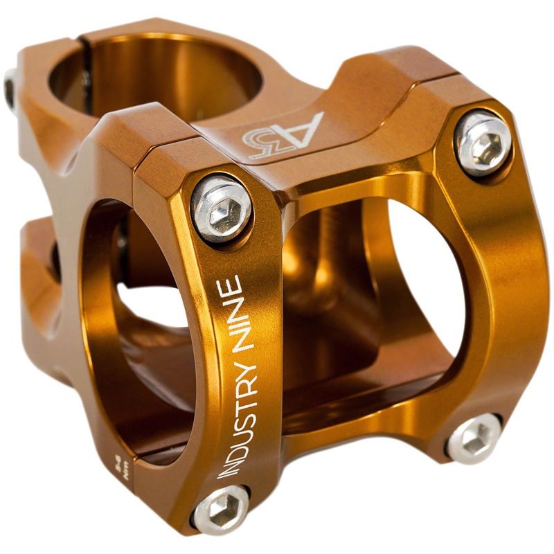 Industry Nine A35 Stem – 50mm, 35mm Clamp, +/-6, 1 1/8″, Aluminum, Bronze