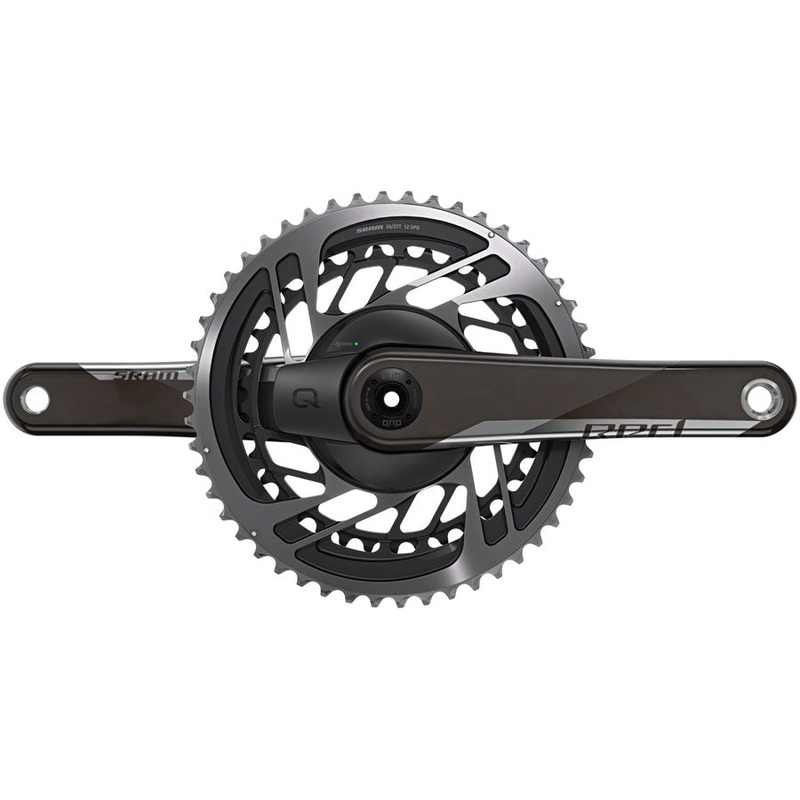 SRAM Red AXS Quarq Power Meter Crankset Speed: 12 Spindle: 28.99mm BCD: Direct Mount 48/35 DUB 175mm Black Road
