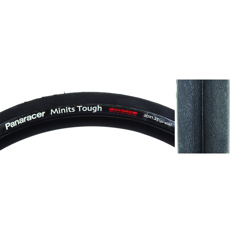 Tire Pan Minits Tough Protite 20X1.25 Wire Black/Bk