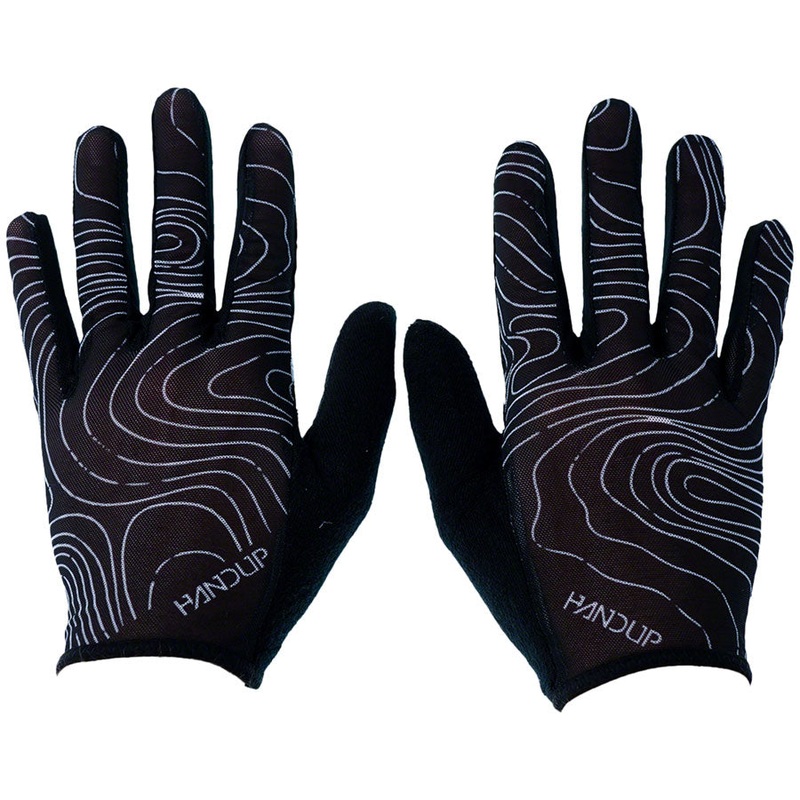 Handup Vented Gloves – Topo Map Black XLarge
