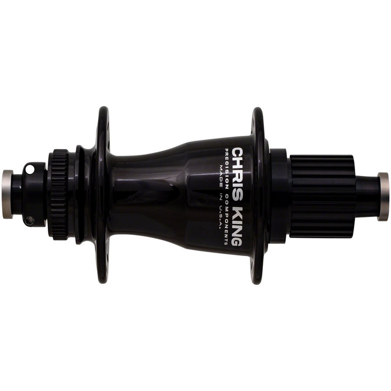 Chris King Boost Rear Hub – 12 x 148mm Center-Lock Micro Spline Black 28H