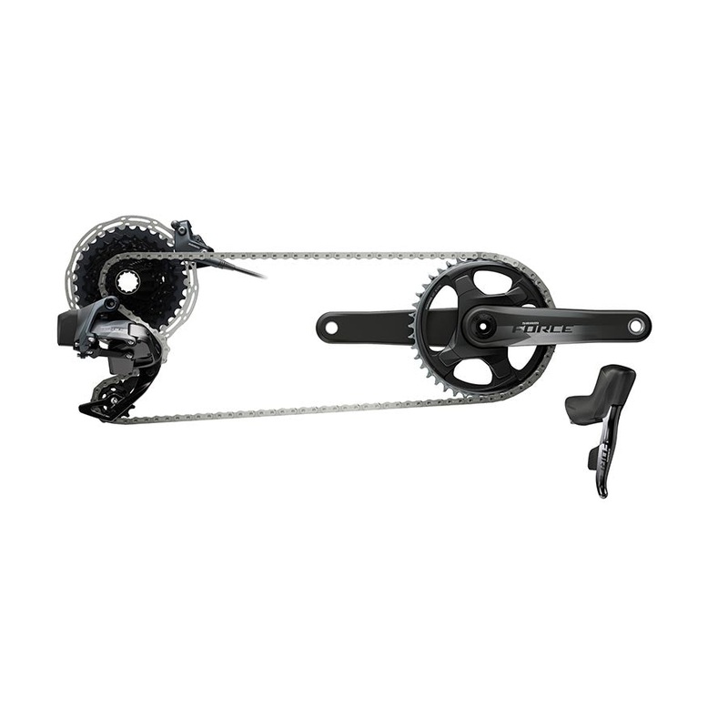 SRAM Force eTap AXS HRD Build Kit 1x Hydraulic Disc Flat Mount Center Lock Kit