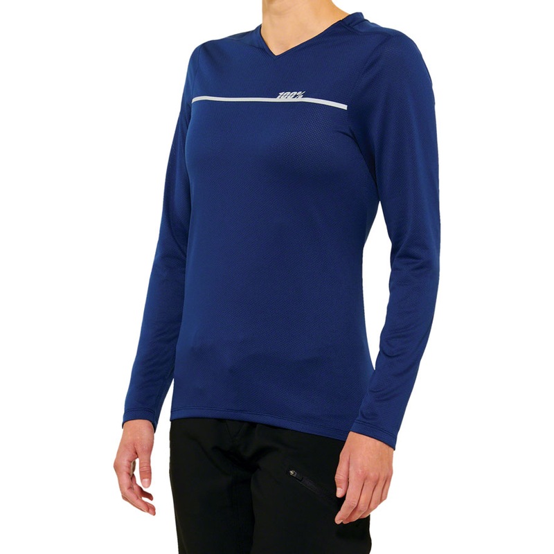 100% Ridecamp Jersey – Navy, Women’s, Short Sleeve, Small