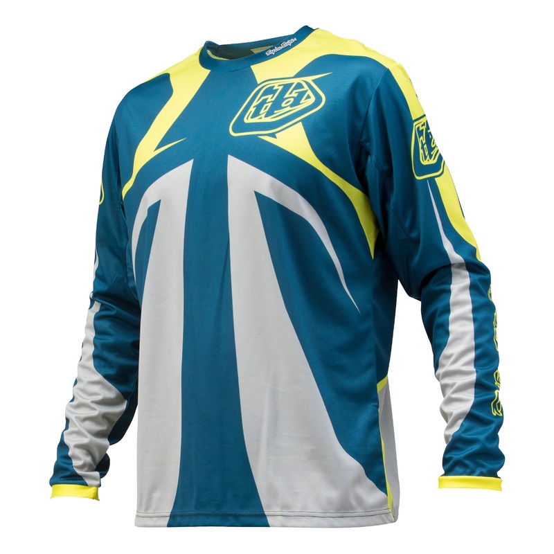 Troy Lee 2016 Sprint Reflex BMX Race Jersey-Dirty Blue