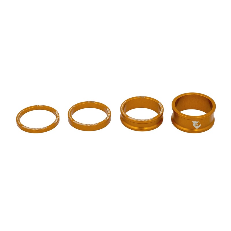 Wolf Tooth Components Precision Headset Spacer Kit – Orange