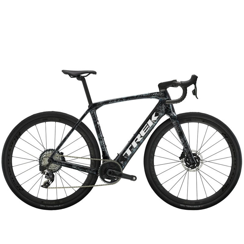 Domane+ SLR 7 AXS US 60 Carbon Smoke/Prismatic Marble