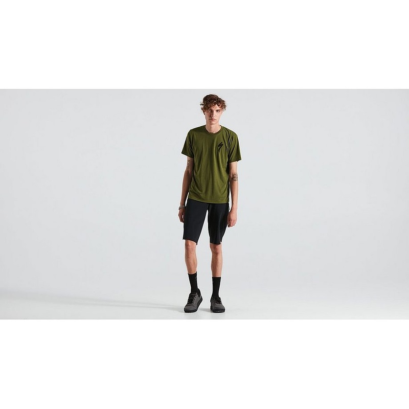Specialized s-logo tee ss men olive green xs