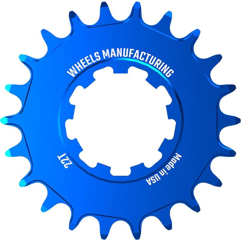 Wheels Manufacturing SOLO-SPEED Cog – 22t Fits SOLO-SPLINE and SOLO-XD kits Blue