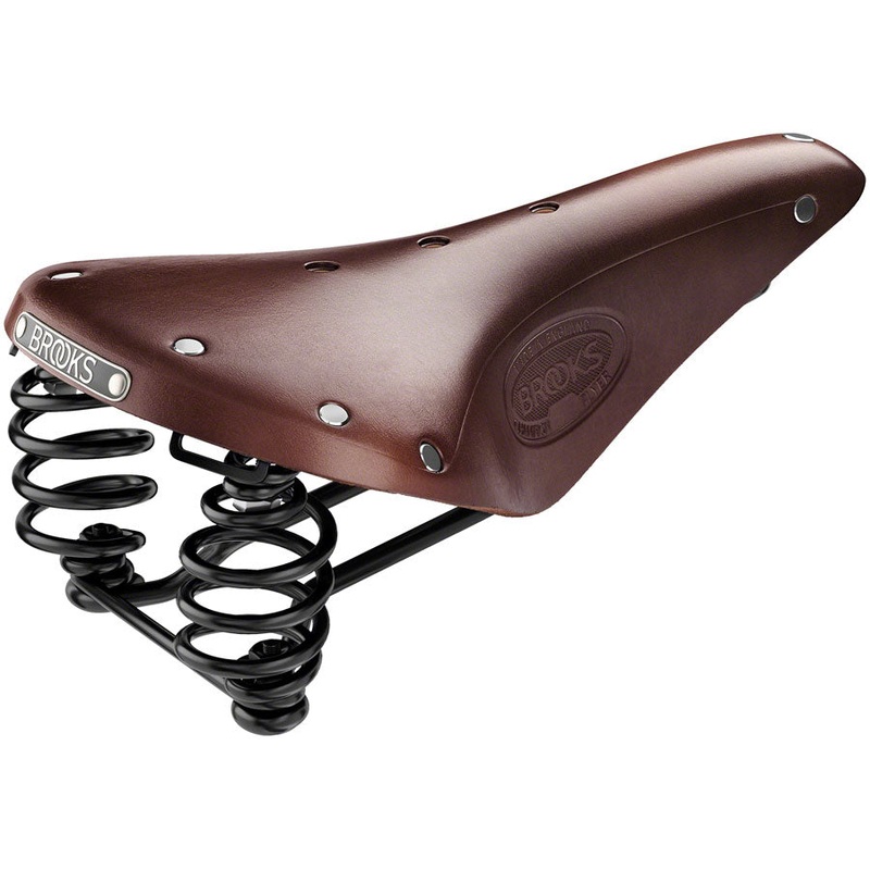 Brooks Flyer Saddle – Steel, Antique Brown