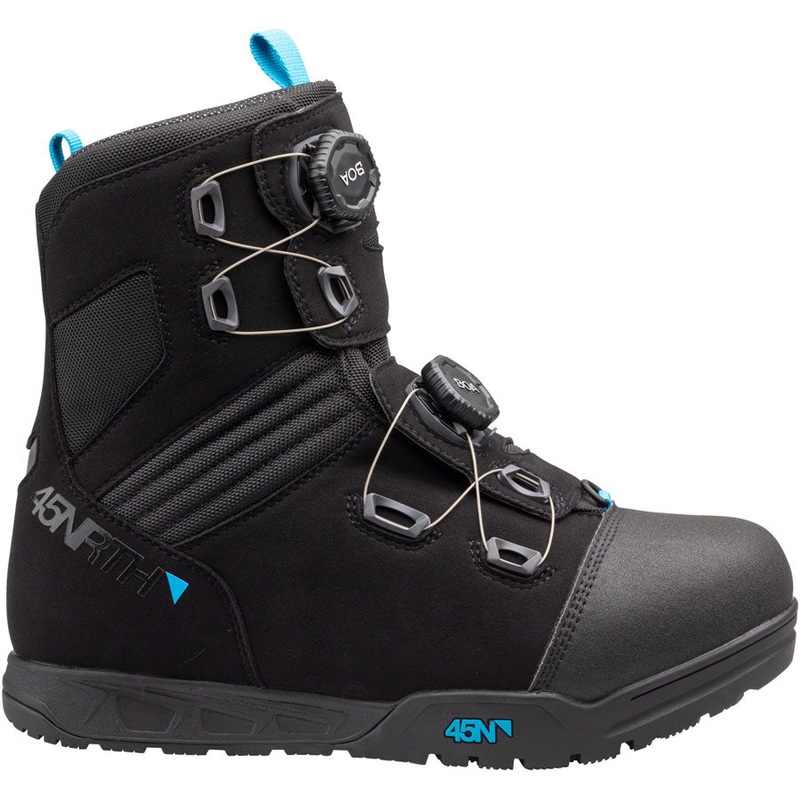 45NRTH Wolfgar Cycling Boot – Black/Blue Size 45