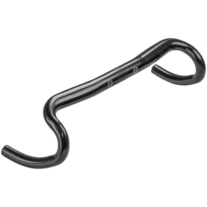 Velo Orange Nouveau Randonneur Handlebar – 31.8, 5 Degree Sweep, 85mm reach, 128mm Drop, 46cm, Noir
