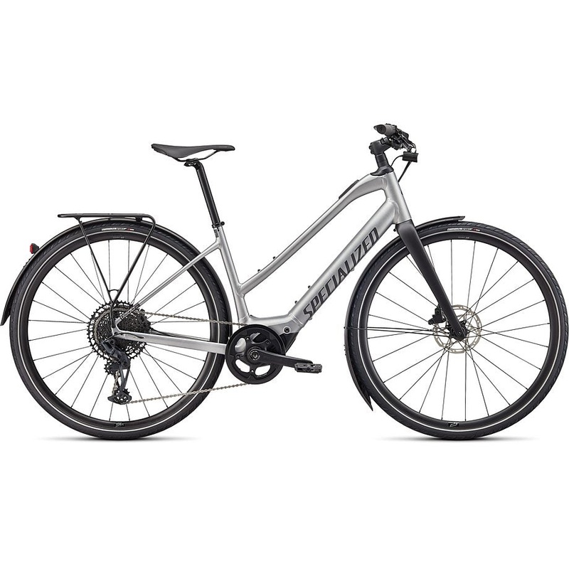 2022 Specialized vado sl 5.0 st eq bike brushed aluminum / black reflective l