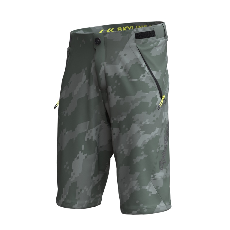 Troy Lee Designs Skyline MTB Short – Shell – Digi Camo – Youth – Spruce – 2023