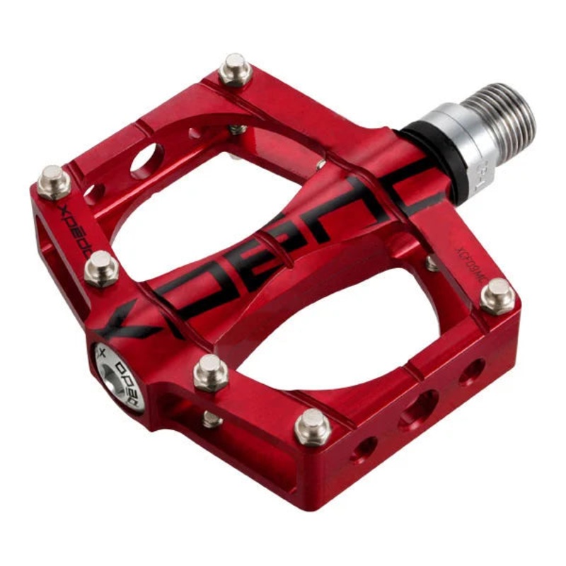 Xpedo TRVS 9 Flat Pedals – Red