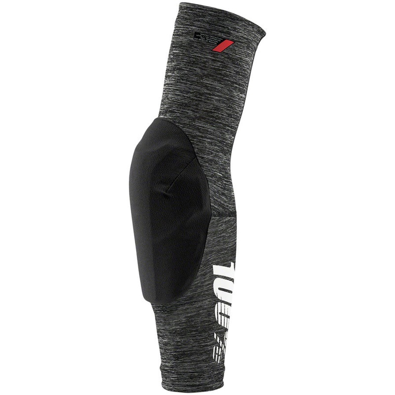 100% Teratec Elbow Guards – Gray Heather, Large