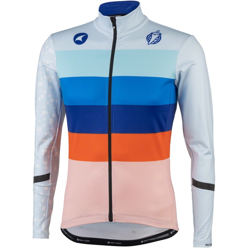 Arctica Mens Long Sleeve Jersey – Light Blue w/Stripes Small
