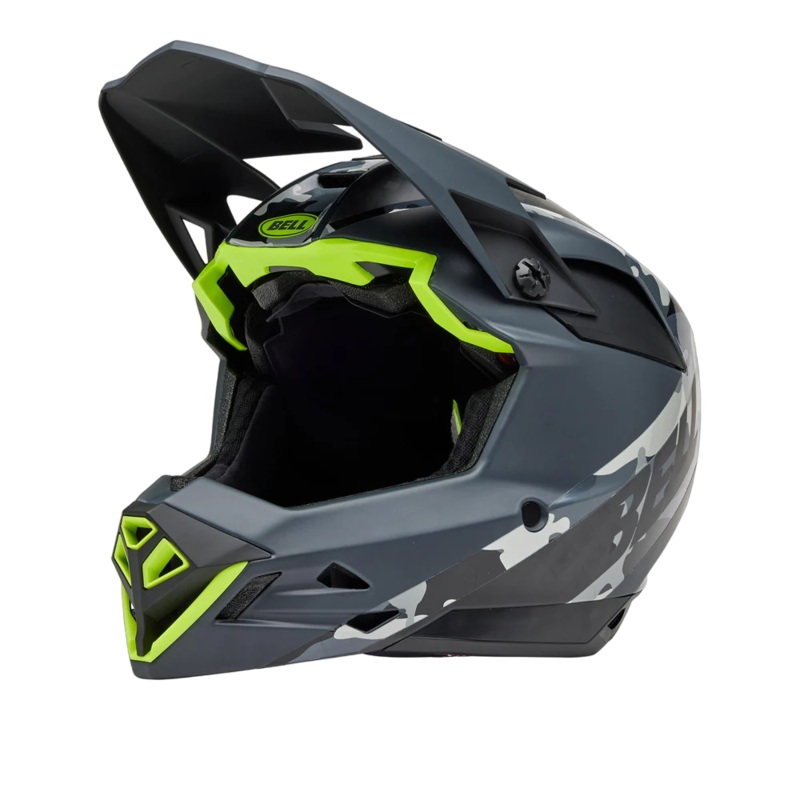 Bell Full-10 Spherical Full Face Helmet – Arise – Matt Gloss Gray-Retina Camo