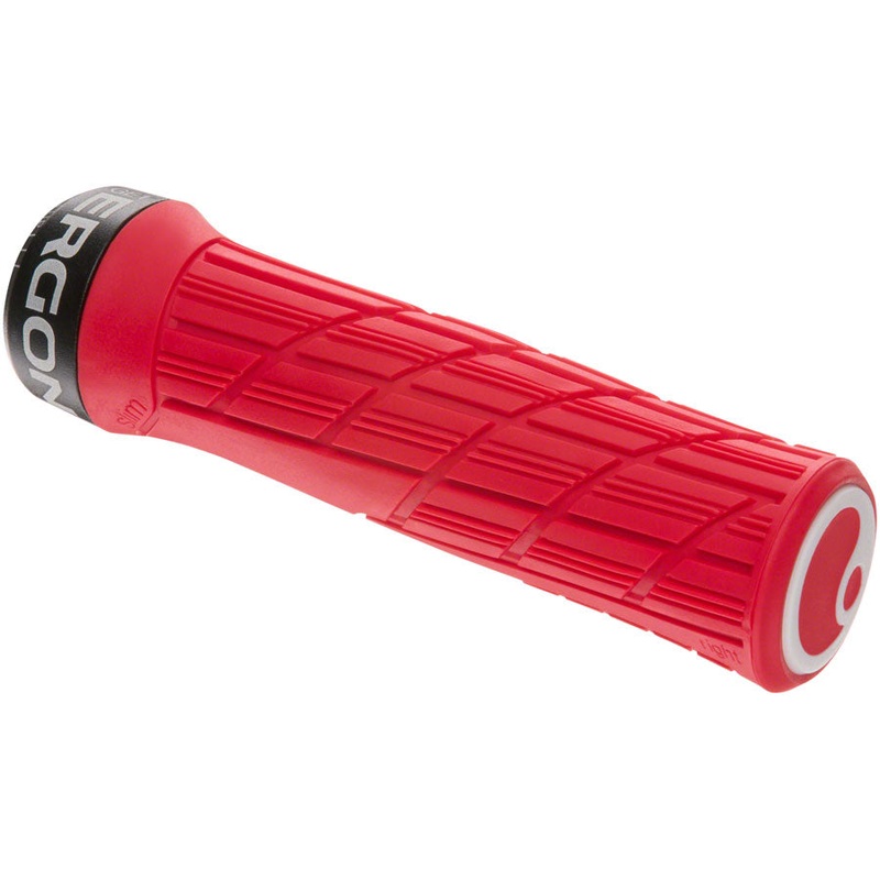 Ergon GE1 Evo Slim Grips – Risky Red, Lock-On