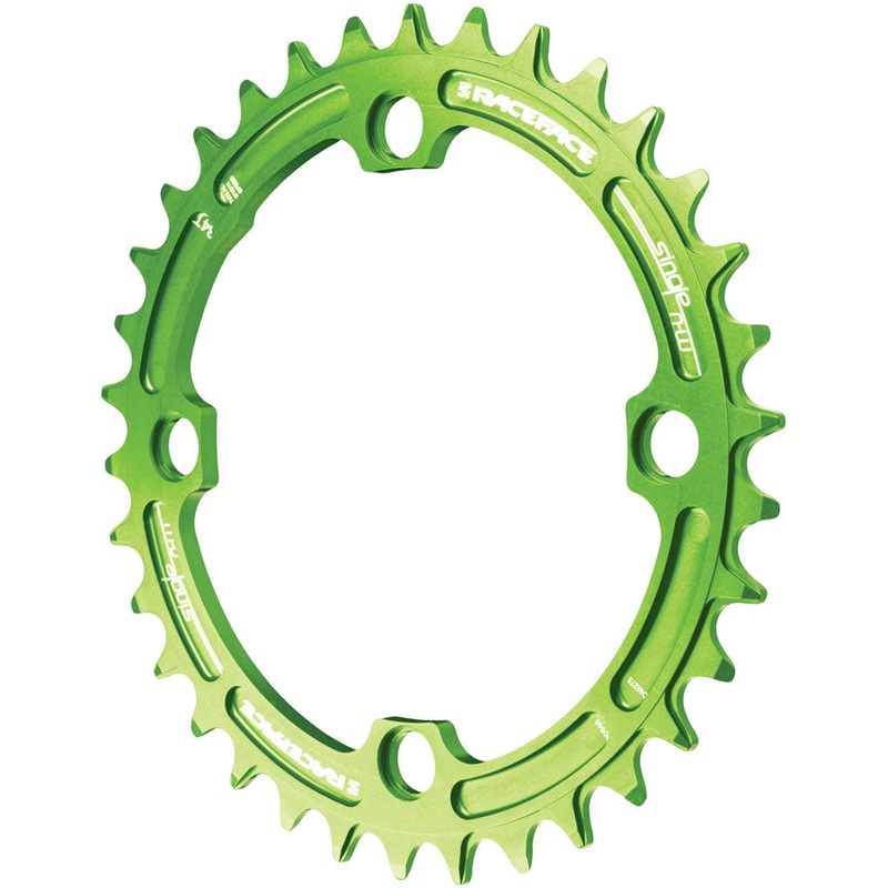 RaceFace Narrow Wide Chainring 34t 104 BCD 9/10/11/12-Speed Aluminum Green
