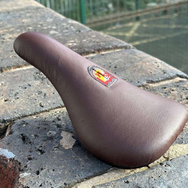 S&M Bikes Slim Pivotal Seat Brown Synthetic Leather